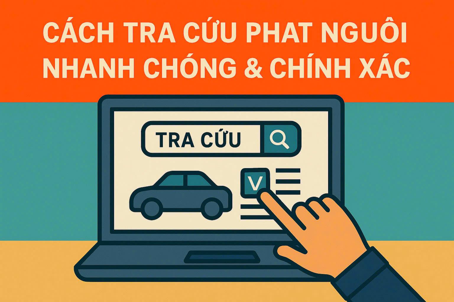 Cách Tra Cứu Phạt Nguội Nhanh Chóng & Chính Xác 800x500