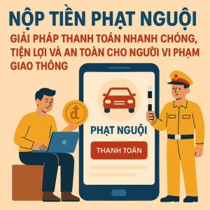 Nộp tiền phạt nguội – Giải pháp thanh toán nhanh chóng, tiện lợi và an toàn cho người vi phạm giao thông