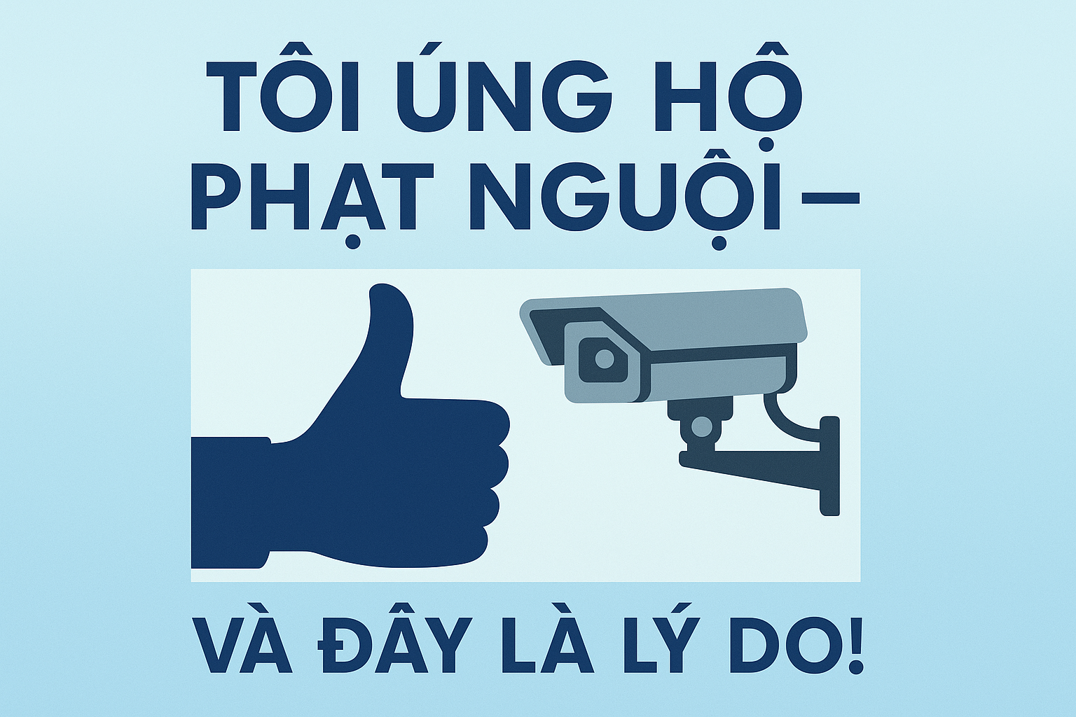 Tôi ủng hộ phạt nguội - Và đây là lý do 800x500